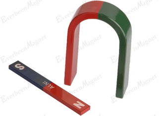 Китай Красным магниты Альнико3 воспитательные, бар покрашенные зеленым цветом магнитов алнико бросания поставщик