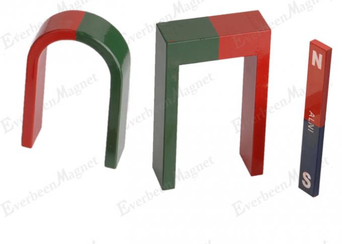 Красным магниты Альнико3 воспитательные, бар покрашенные зеленым цветом магнитов алнико бросания